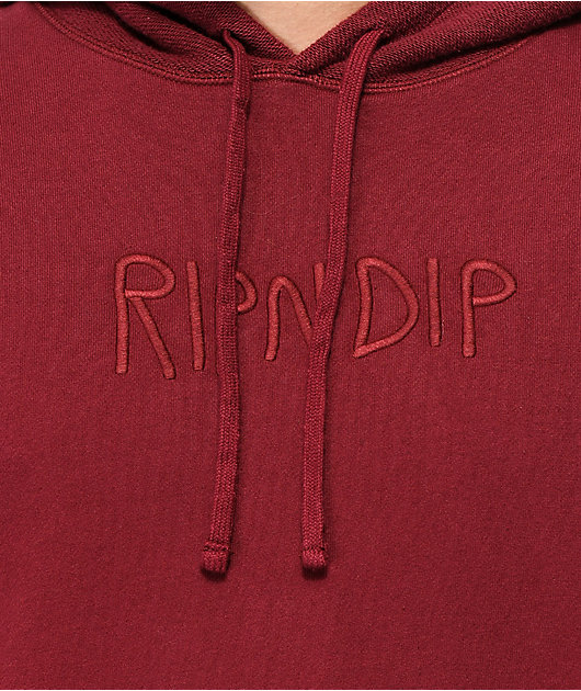 ripndip tonal loopback hoodie