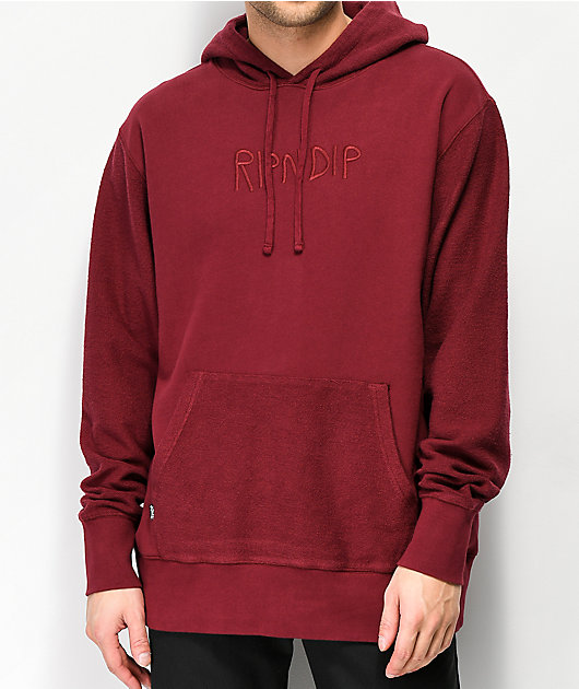 ripndip tonal loopback hoodie