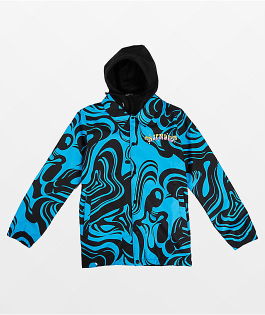 RIPNDIP Trippy Treat Black & Blue 10K Snowboard Jacket 2023