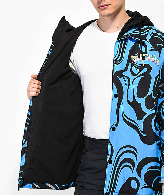 RIPNDIP Trippy Treat Black & Blue Snowboard Jacket 2023