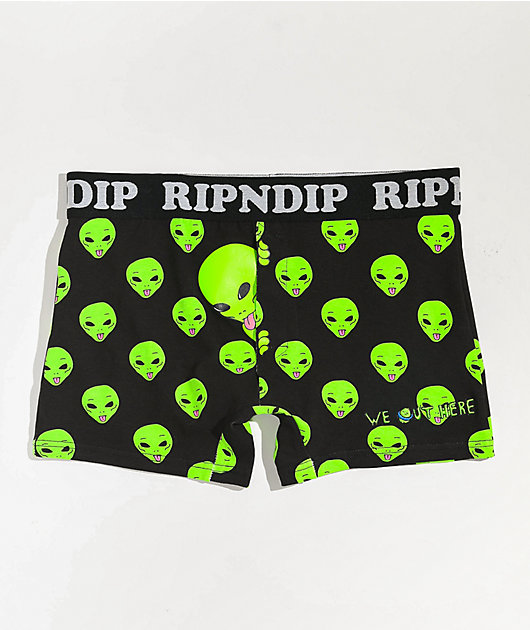 RIPNDIP We Out Here Black Boxer Briefs