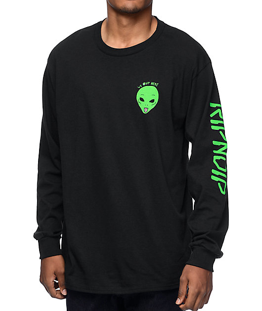 we out here alien shirt