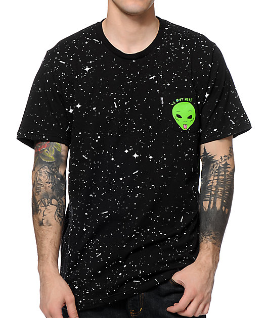 we out here alien shirt