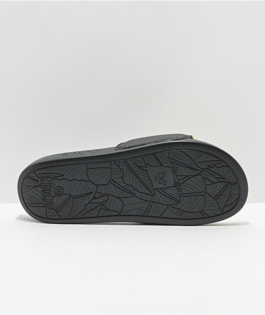 RIPNDIP Welcome To Heck Slide Black Slide Sandals