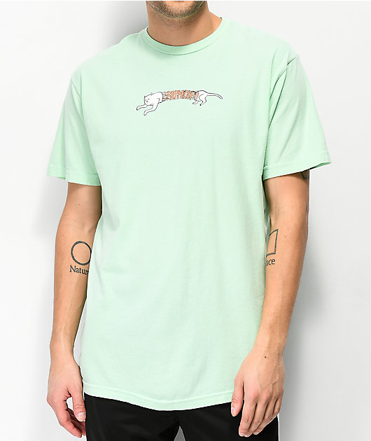RIPNDIP Zipper Face Mint T-Shirt
