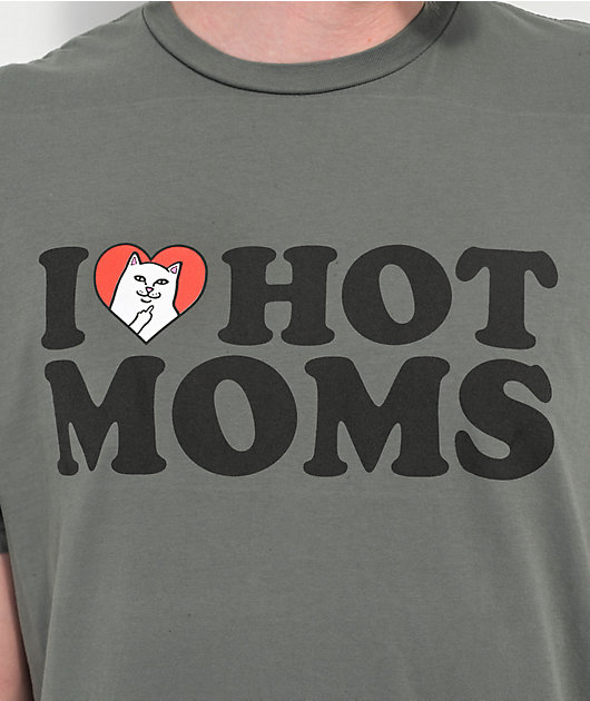 RIPNDIP x Danny Duncan I Love Hot Moms Grey T-Shirt