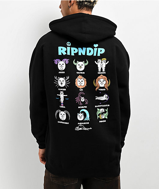 RIPNDIP x Walter Mercado Zodiac Black Hoodie | Zumiez