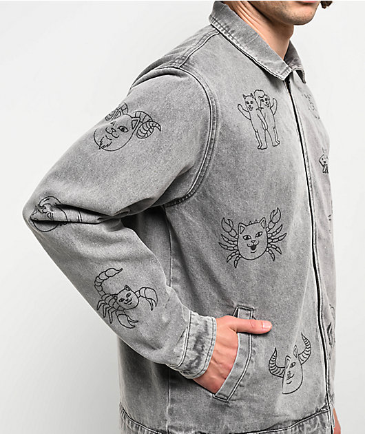 Apparel RIPNDIP Jackets | Dance Party Denim Work Jacket