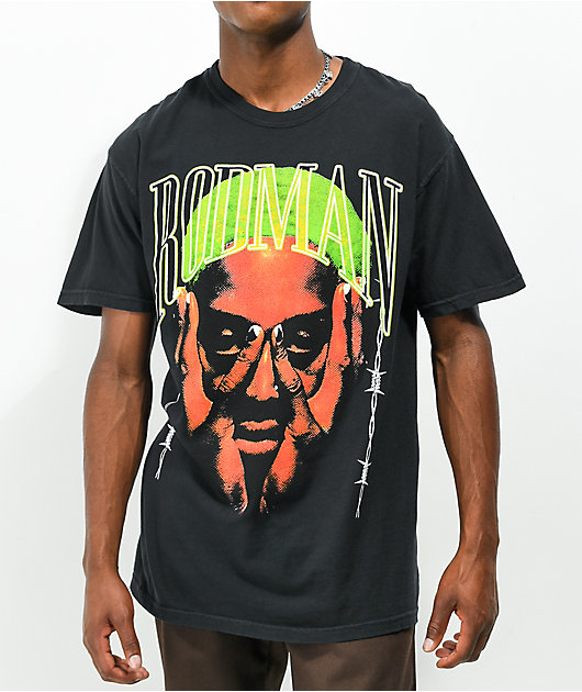 KITH Vintage RODMAN tシャツ rare Vintage Dennis Rodman NOT OF THIS WORLD Rap Tee Hip hop T