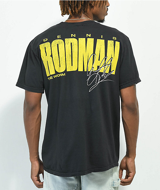 DENNIS RODMAN BRAND Classic Washed Black Tshirt Essential T-Shirt