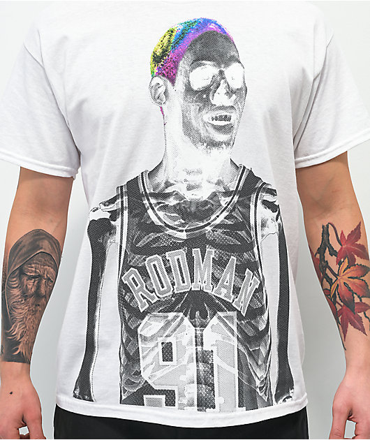 RODMAN BRAND Tattoo Face T-Shirt