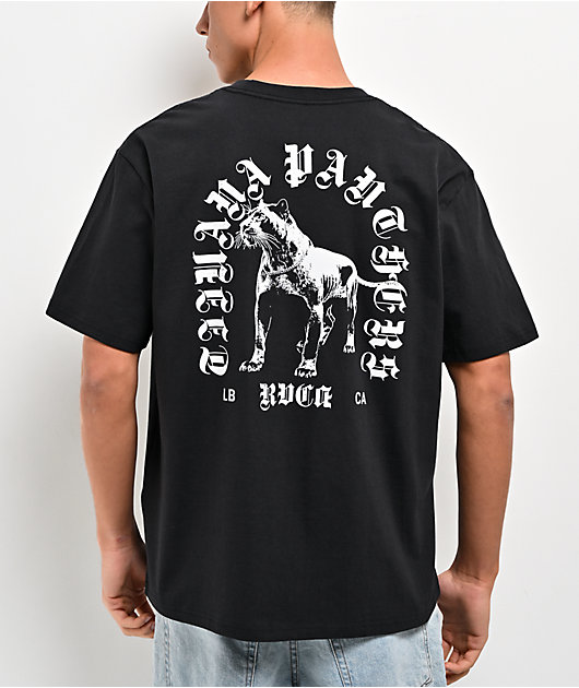 RVCA Bad Panther Black Pocket T-Shirt