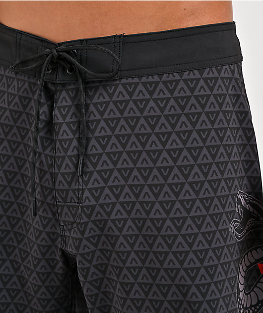 RVCA Barron Black Board Shorts