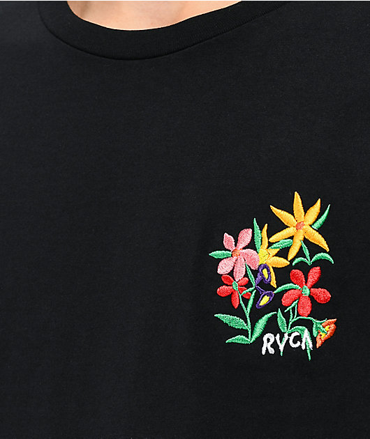 RVCA Bouquet Black T-Shirt