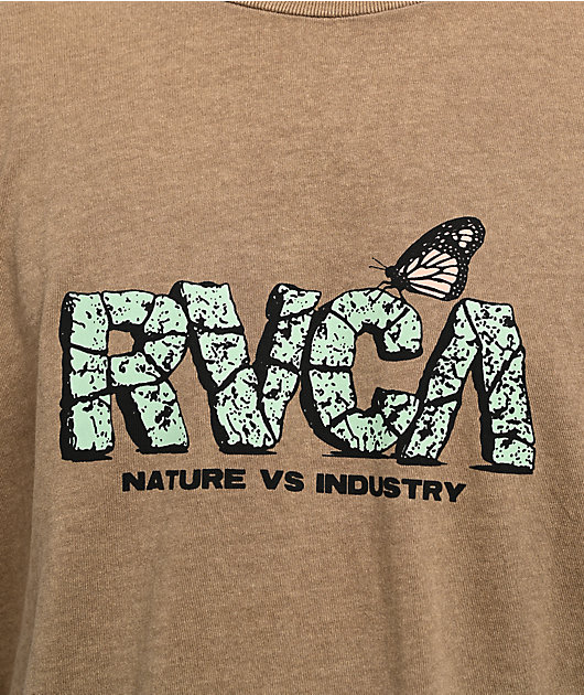 RVCA Butterfly Brown T-Shirt