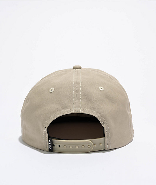 RVCA Cobra Services Khaki Snapback Hat