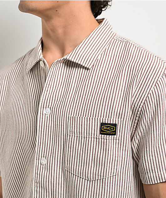 トップス 49percent Loose Silhouette Stripe Shirt Ben Davis Short