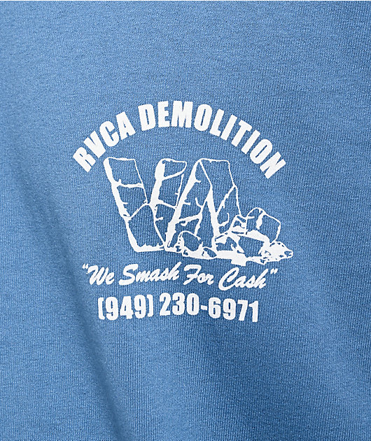 RVCA Demo Blue T-Shirt