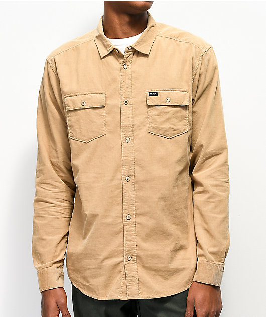 Corduroy Long-Sleeve Work Shirt