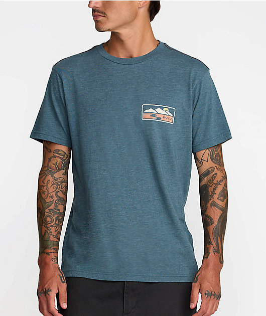 RVCA Peak Cove Grey T-Shirt