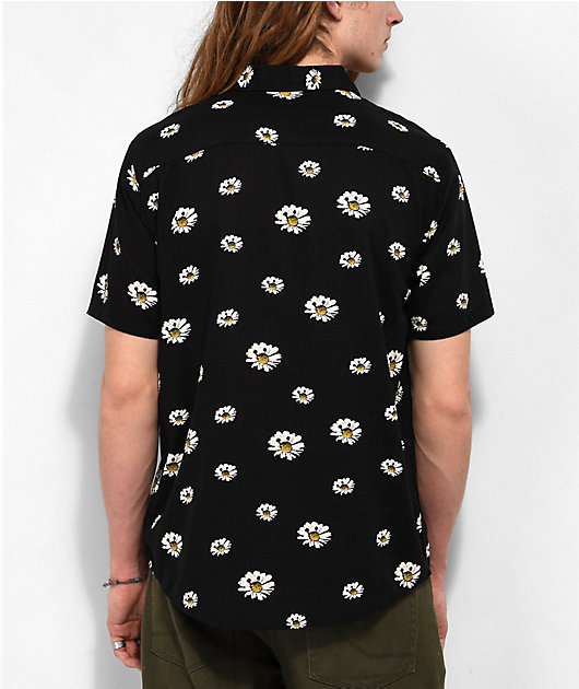 Camicia Uomo RVCA Oxford A Maniche Corte - Botttoni E Colletto Button Down