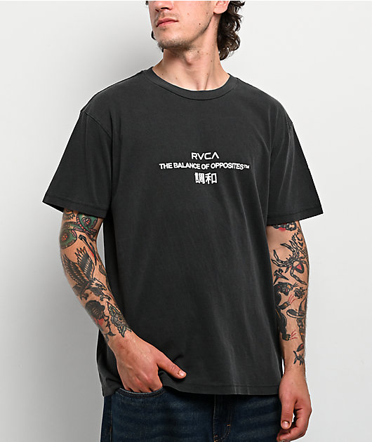 RVCA Signal Black T-Shirt