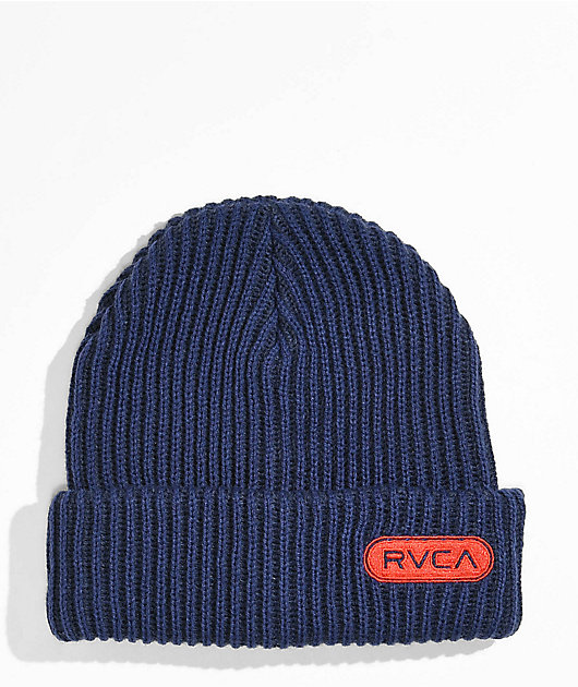 RVCA Snacks Navy Beanie