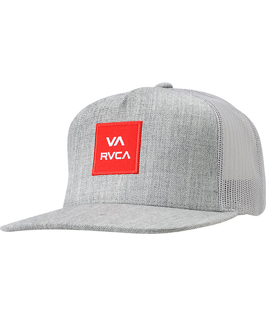 grey rvca hat