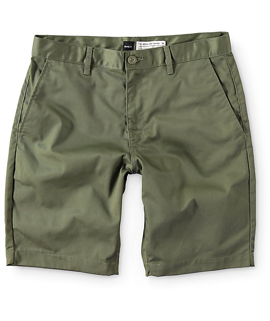 rvca the weekend chino shorts