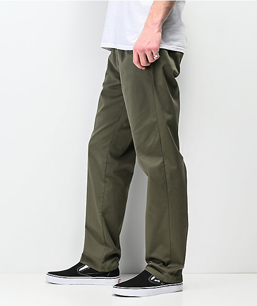 elastic chino pants