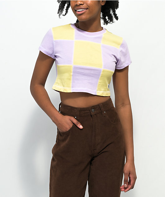 Ragged Jeans Checkerboard Purple 