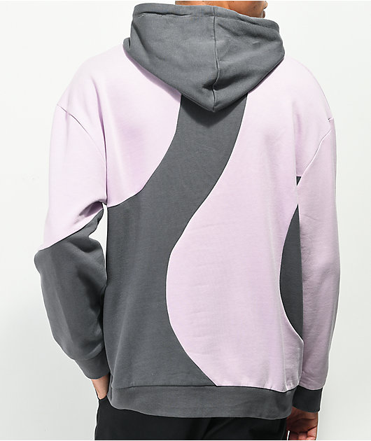 Ragged Jeans Maze Purple & Grey Hoodie