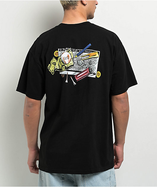 no coffee no golf パーカー　clubhouse Random Golf Club Grinders Clubhouse Natural T-Shirt | Zumiez