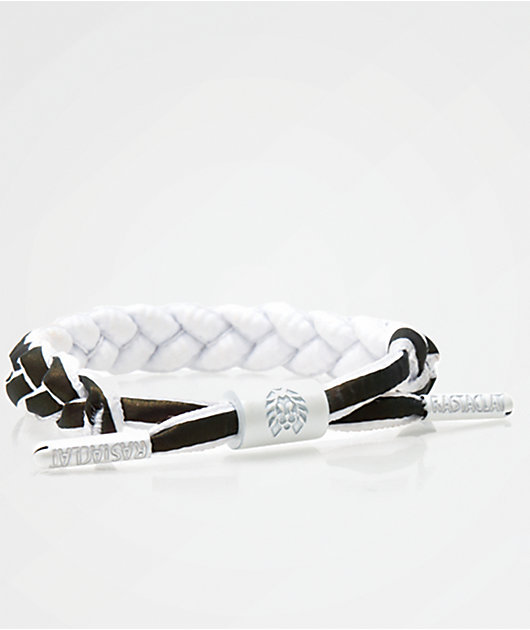 Rastaclat Aurora pulsera clásica blanca iridiscente