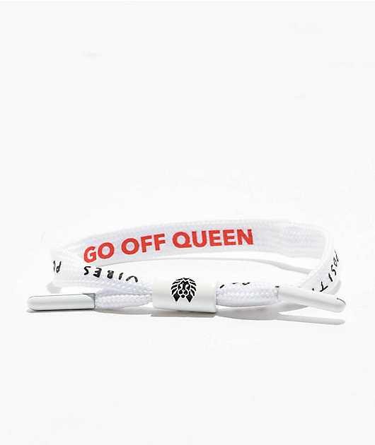 Off white online rastaclat bracelet