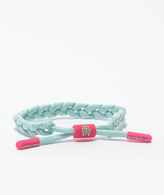 Rastaclat Hazy Hues Mist Cyan Braided Bracelet