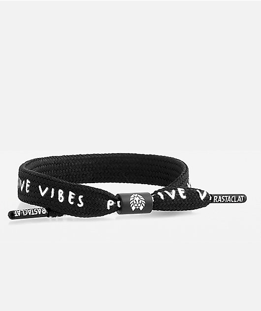 Rastaclat Positive Vibes Black White Bracelet