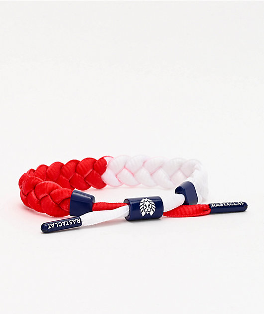 Patriotic Red White  Blue Beaded Bracelets  5 Pack  Icing US