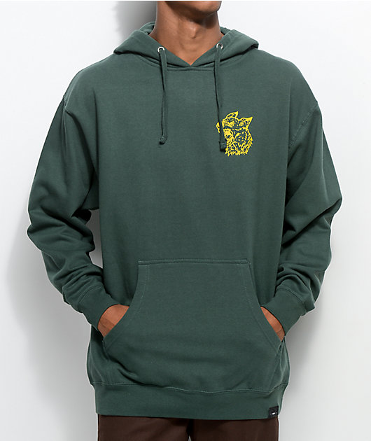 dark green hoody