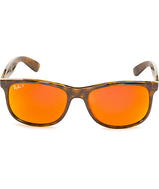 ray ban andy tortoise