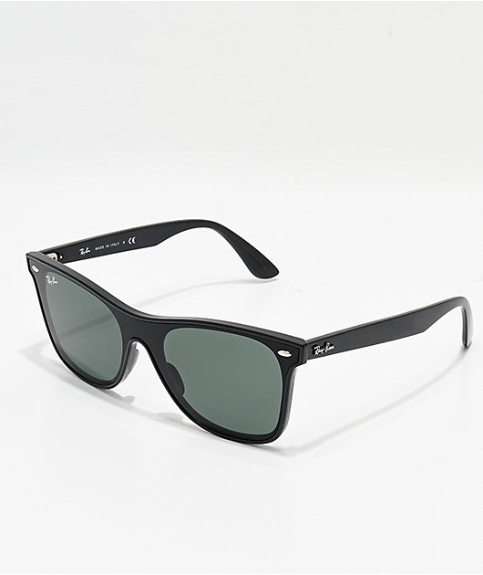 Ray-Ban Blaze Wayfarer gafas de sol negras verdes