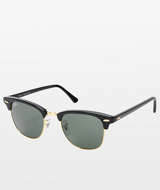 Ray-Ban Clubmaster & Gold Sunglasses
