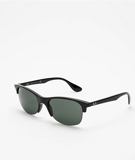 Clubmaster gafas de sol en negro y verde para niños