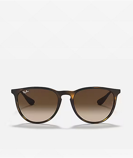 Ray-Ban Erika Classic Matte Havana & Brown Sunglasses