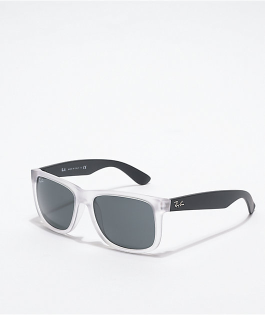 Ray ban 2024 justin transparent