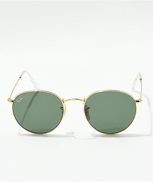 evig forstyrrelse shilling Ray-Ban Lennon Crystal Green & Gold Sunglasses