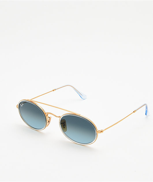 Ray-Ban gafas de sol de oro azul