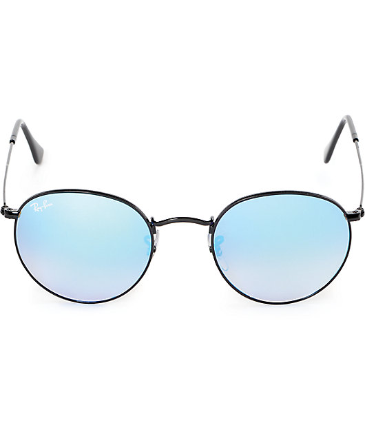 HBK pequeñantura gafas sol mujeres azul sinrco espej 