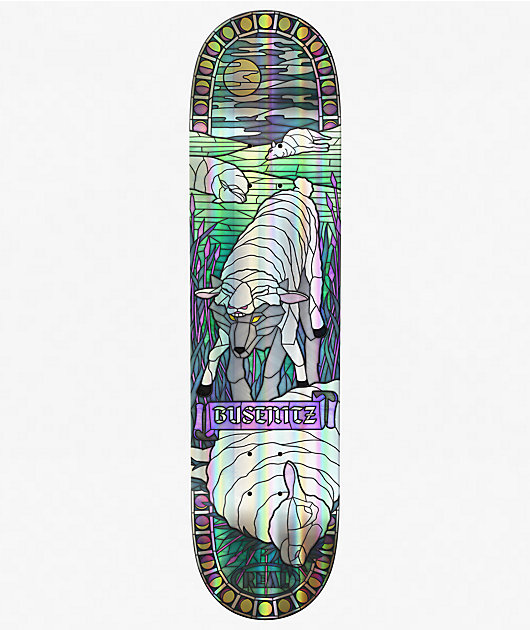 Real Busenitz Holographic Cathedral 8.38" Skateboard Deck