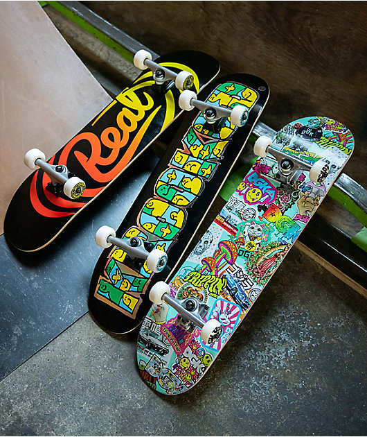 Real Script Oval 8.0" Skateboard Complete